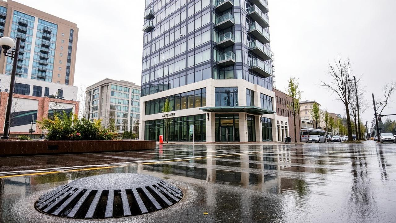 Commercial Buildings drainage and waterproofing in BC