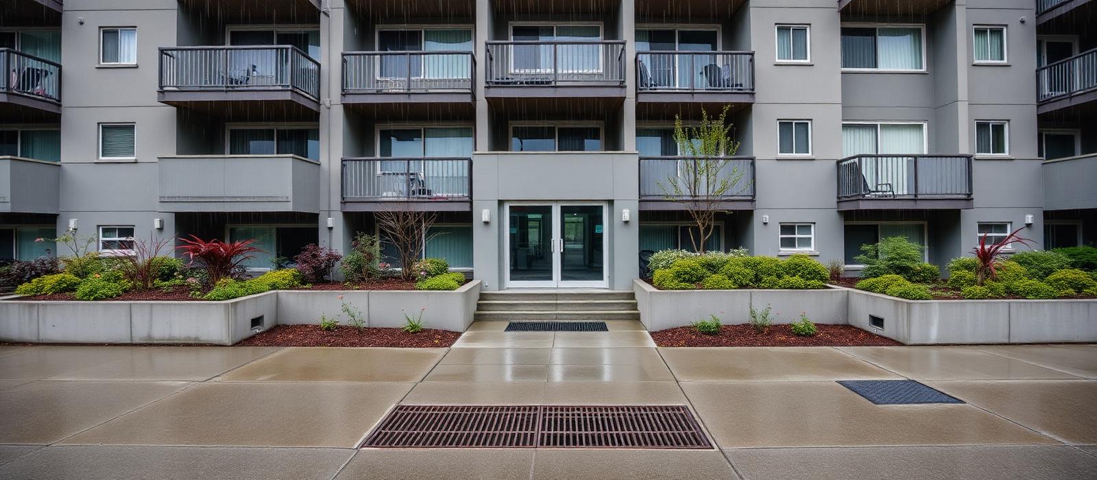 Apartment Buildings drainage and waterproofing in BC